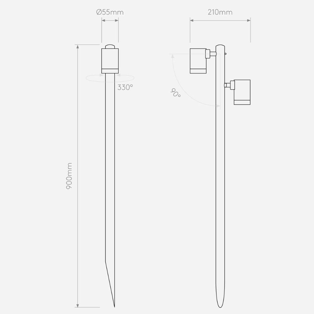 Flood & Spot Bayville Spike Spot 900 Twin
