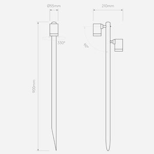 Flood & Spot Bayville Spike Spot 900 Twin