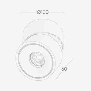 Recessed BCA150SM Down Light - Adjustable