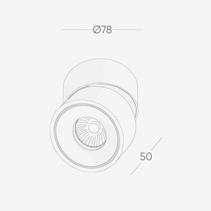 Recessed BCA840SM Down Light - Adjustable