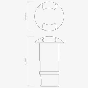 Interior Wall Light / Sconce Beam Two LED Light