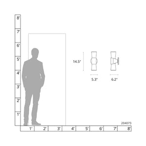 Interior Wall Light / Sconce Bellis 2 Light Sconce