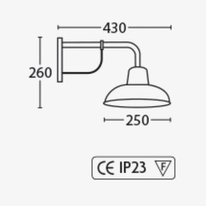 Exterior Wall Light Bells Wall Light