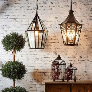 Interior Pendant Belmont Glass Lantern