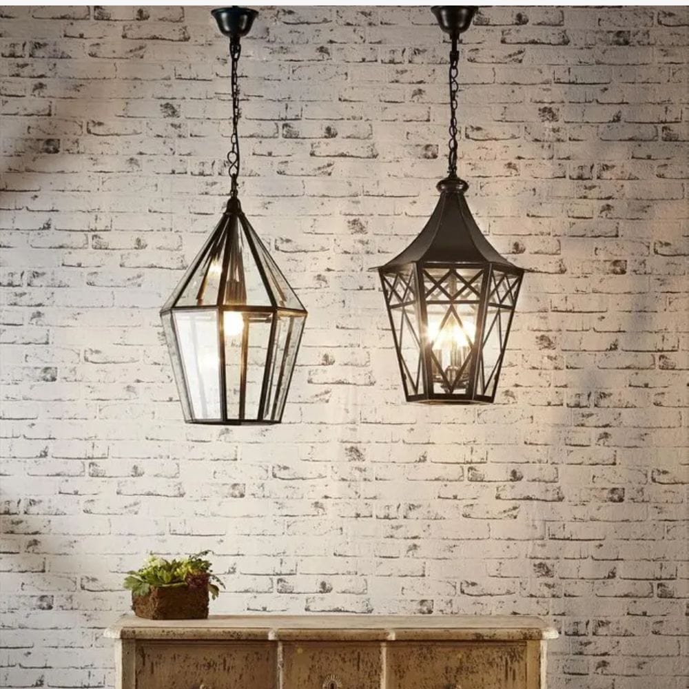 Interior Pendant Belmont Glass Lantern