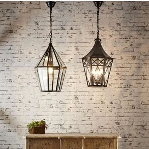 Interior Pendant Belmont Glass Lantern