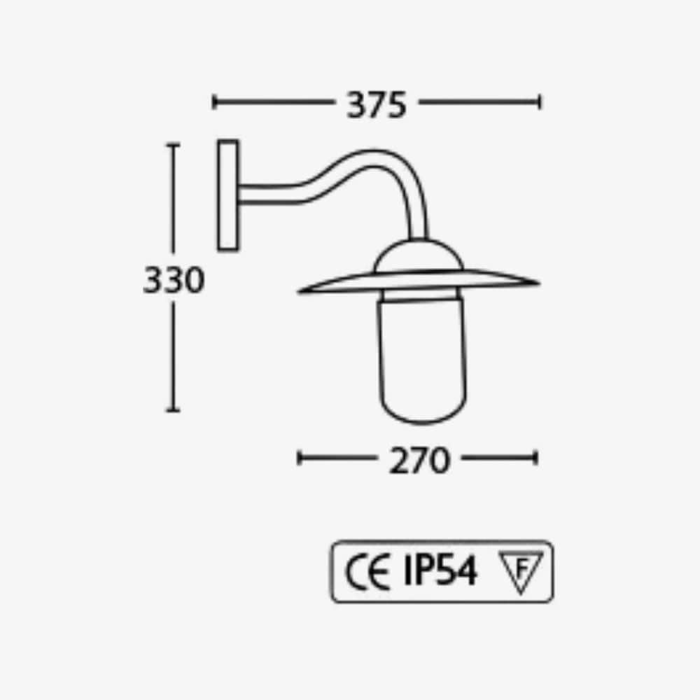 Exterior Wall Light Belongil Wall Light