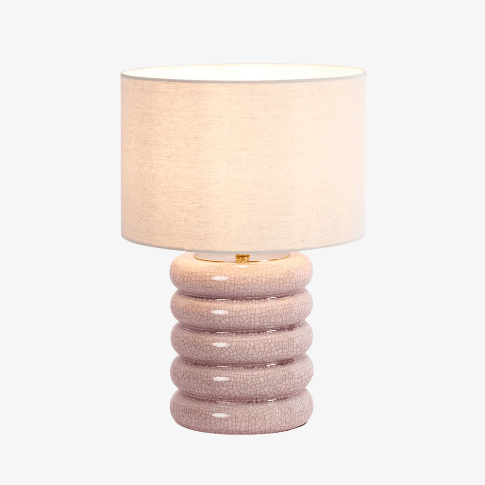 Table Lamps Bentley Blue Table Lamp & Linen Shade