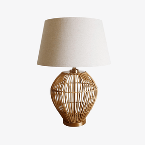 Table Lamps Bermuda Cane Lamp - Base Only