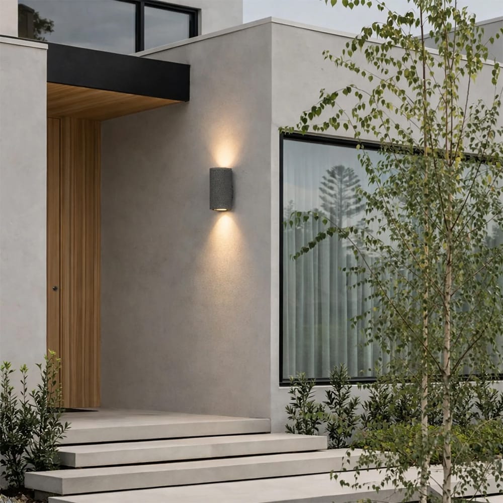 Exterior Wall Light Blaze Sandstone Outdoor Up/Down Wall Light