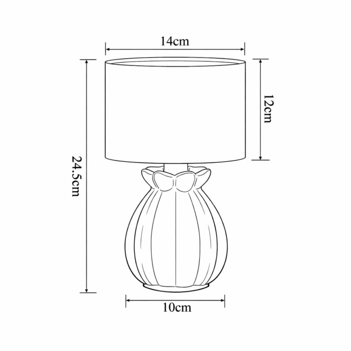 Table Lamps Blossom Ceramic Table Lamp
