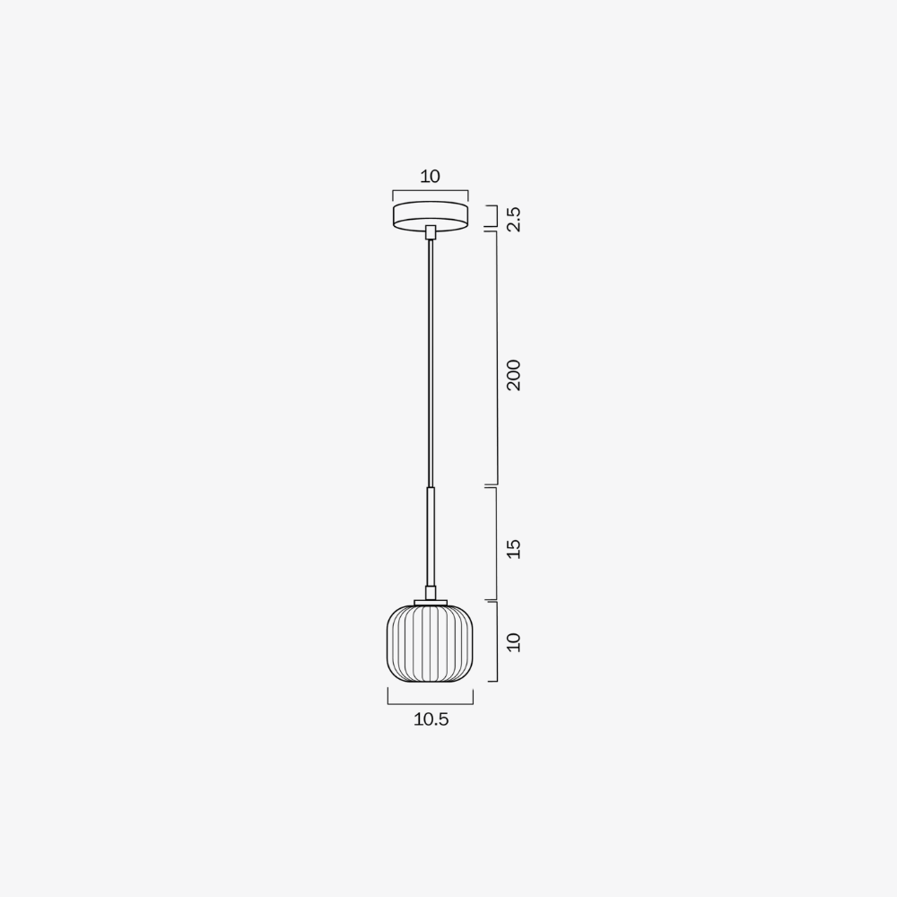 Interior Pendant Bobo 1-Light Pendant