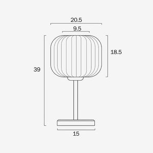 Table Lamps Bobo 1 Light Table Lamp
