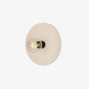 Interior Wall Light / Sconce Bog Oak Wall Light - Matte White