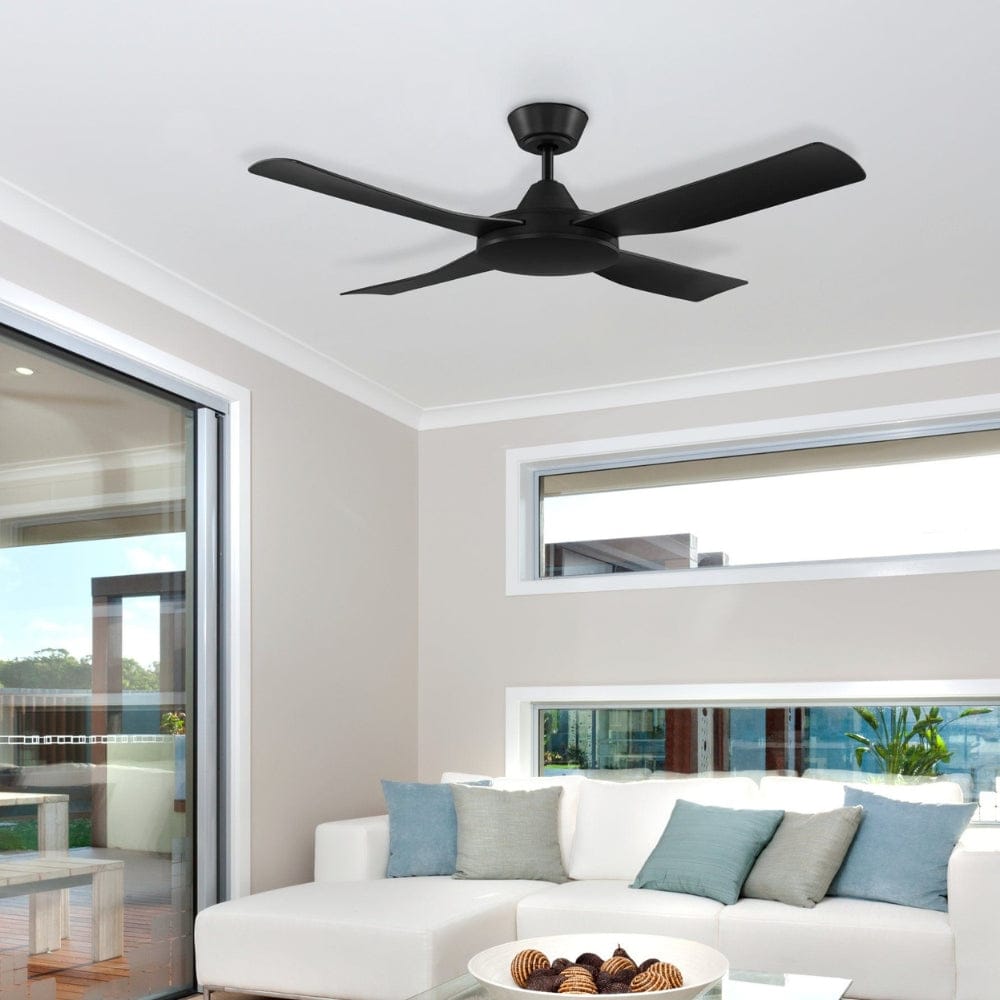 Without Light Bondi Ceiling Fan Matte Black