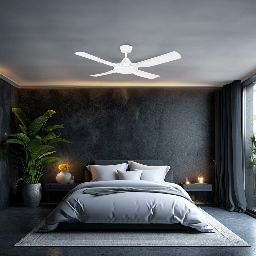 Without Light Bondi Ceiling Fan Matte White