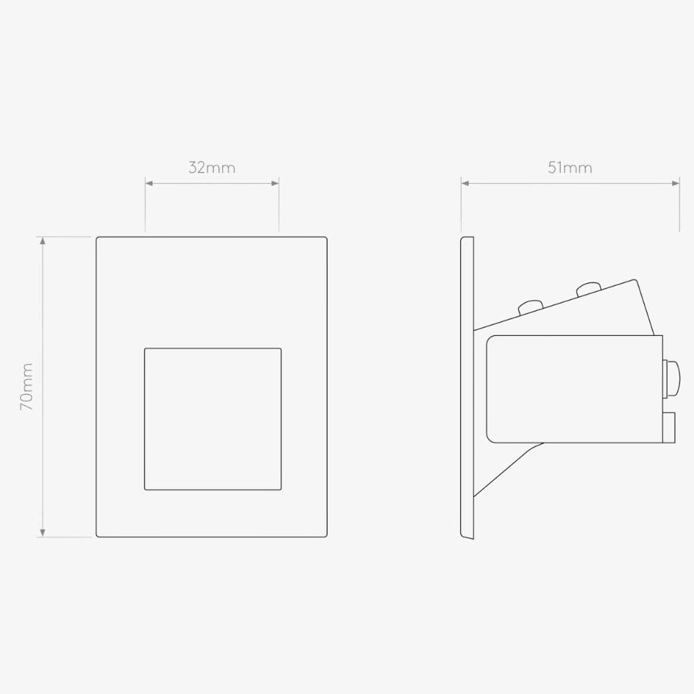 Interior Wall Light / Sconce Borgo 54 LED 2700K Marker Light
