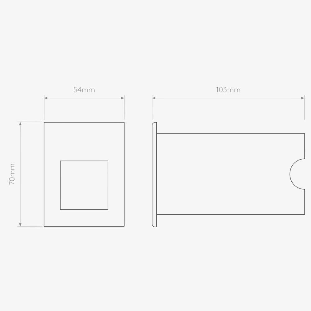 Interior Wall Light / Sconce Borgo 54 LED Marker Light