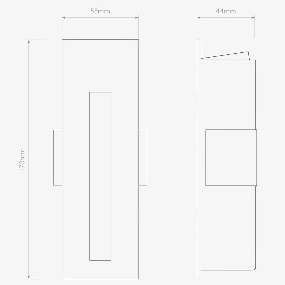 Interior Wall Light / Sconce Borgo 55 LED 3000K Marker Light