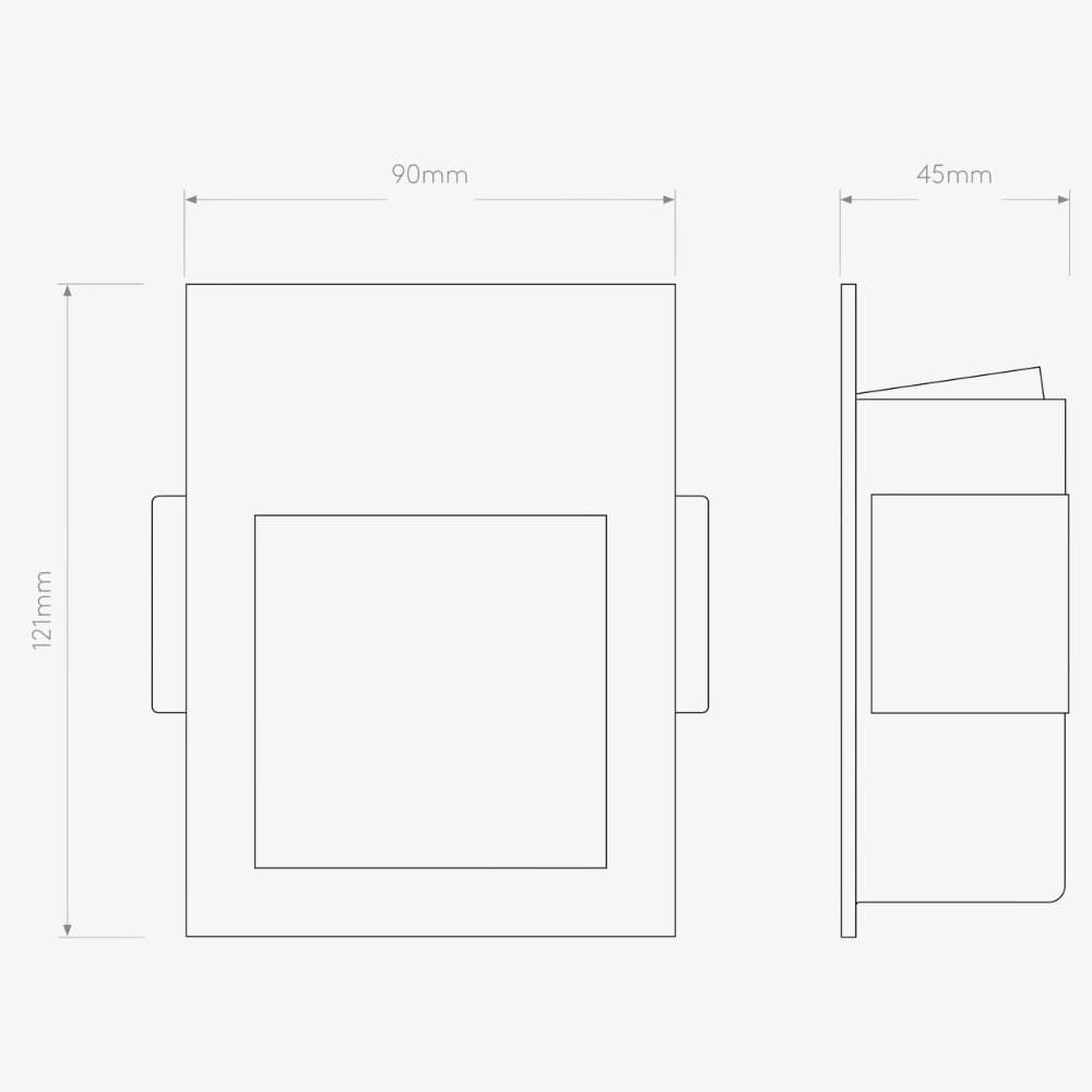 Interior Wall Light / Sconce Borgo 90 LED 3000K Marker Light