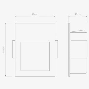 Interior Wall Light / Sconce Borgo 90 LED 3000K Marker Light