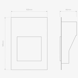 Interior Wall Light / Sconce Borgo Trimless 65 LED Marker Light