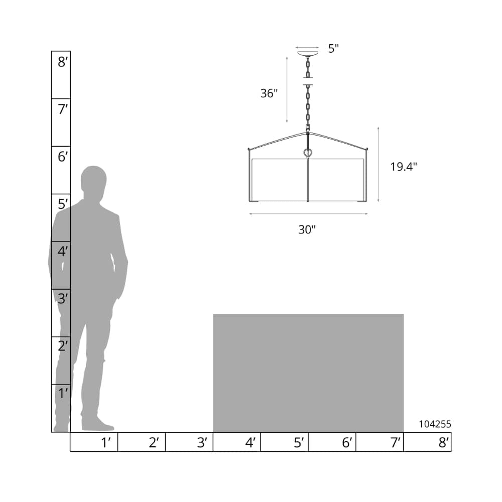 Interior Pendant Bow Large Pendant