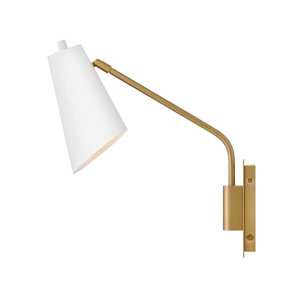 Bedside Wall Lights Bray 1L Swing Arm Single Light Sconce