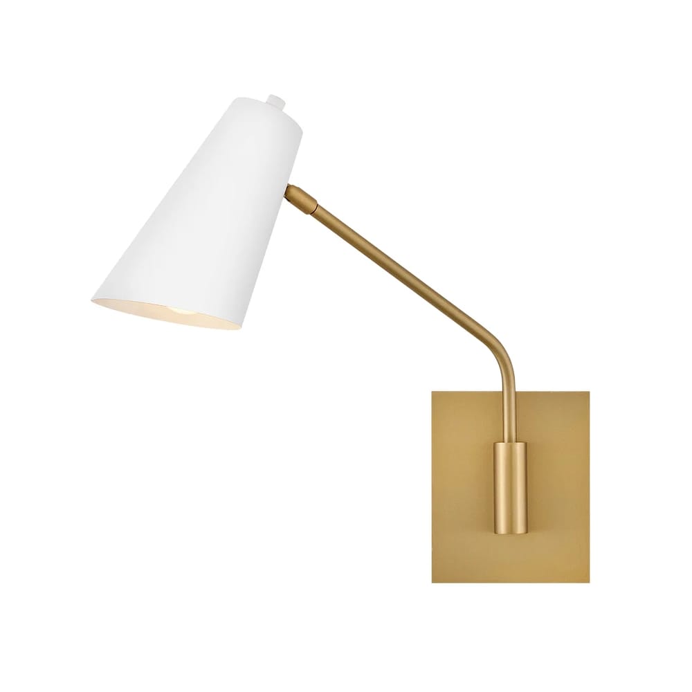 Bedside Wall Lights Bray 1L Swing Arm Single Light Sconce