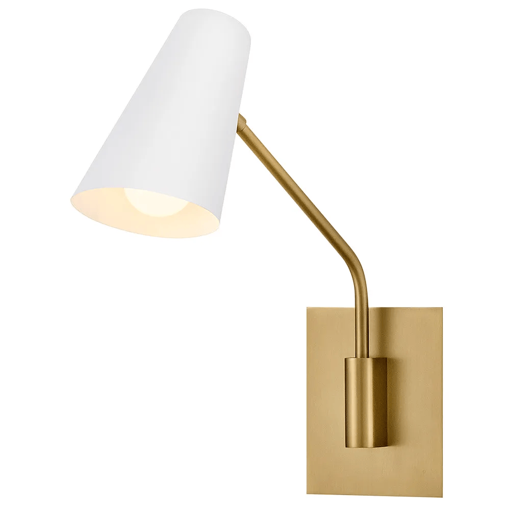 Bedside Wall Lights Bray 1L Swing Arm Single Light Sconce