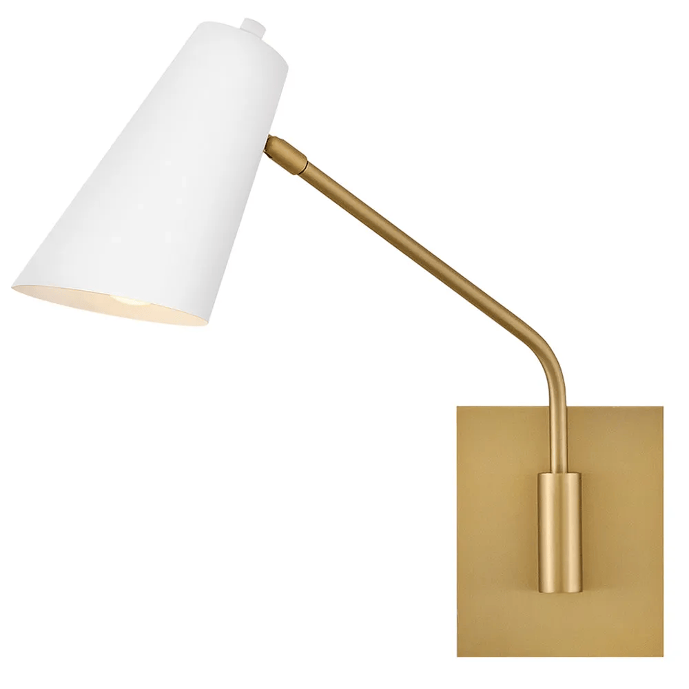 Bedside Wall Lights Bray 1L Swing Arm Single Light Sconce