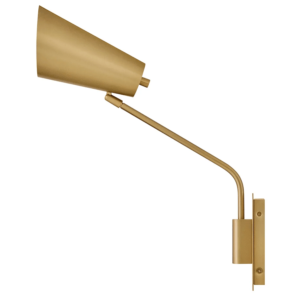 Bedside Wall Lights Bray 1L Swing Arm Single Light Sconce
