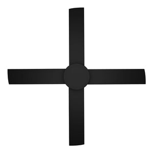 Without Light Breeze Silent DC Ceiling Fan Black