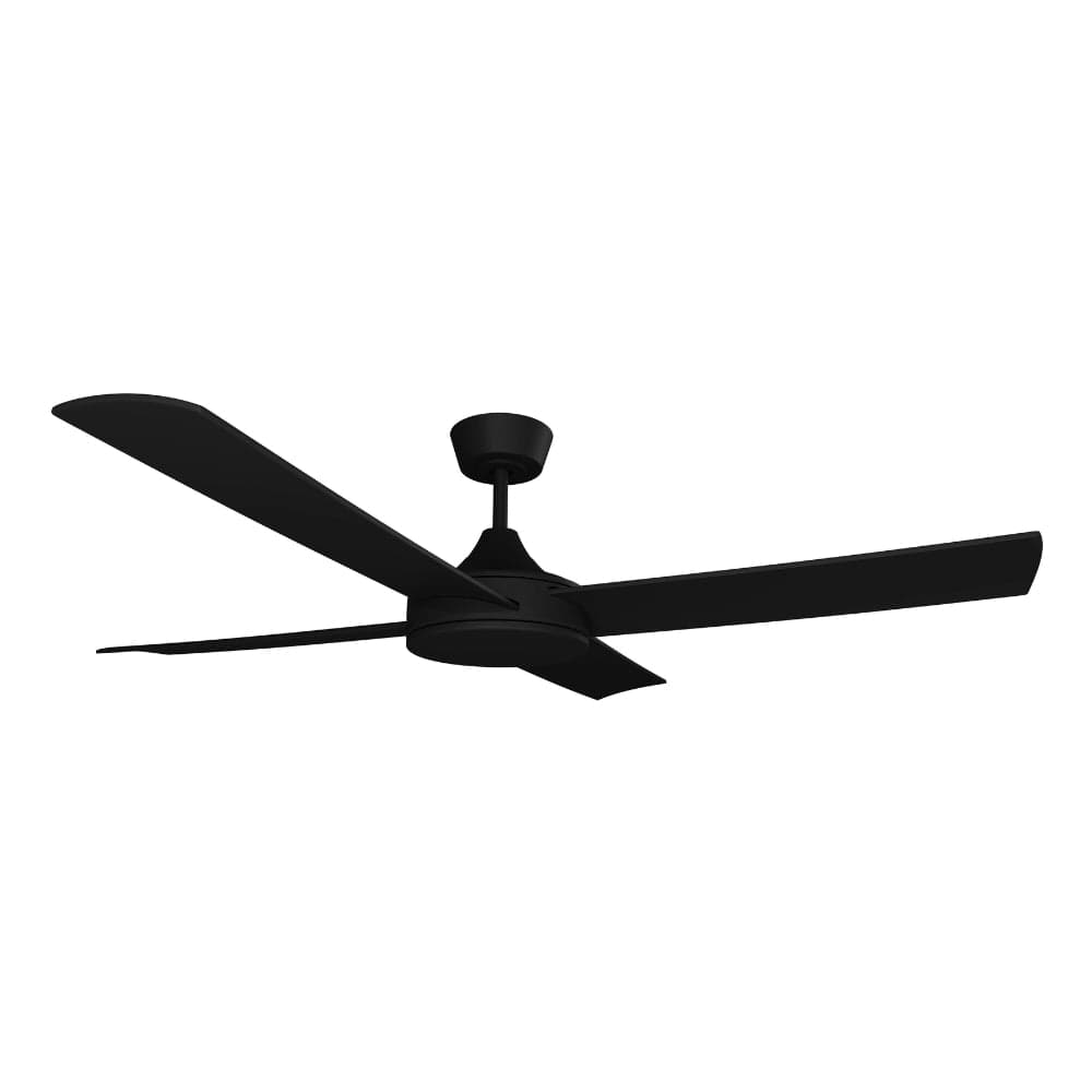 Without Light Breeze Silent DC Ceiling Fan Black