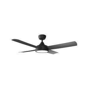 With Light Breeze Silent Pro DC Ceiling Fan Black with Light