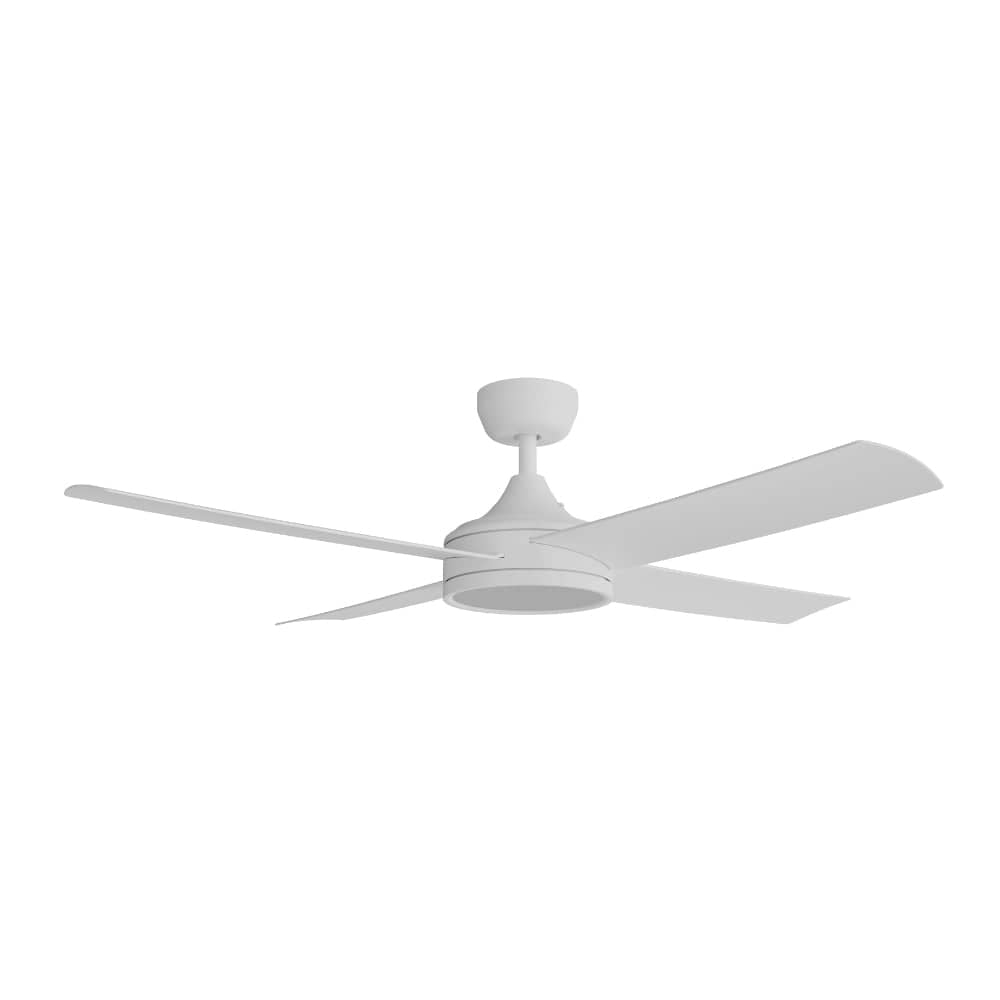 With Light Breeze Silent Pro DC Ceiling Fan White with Light