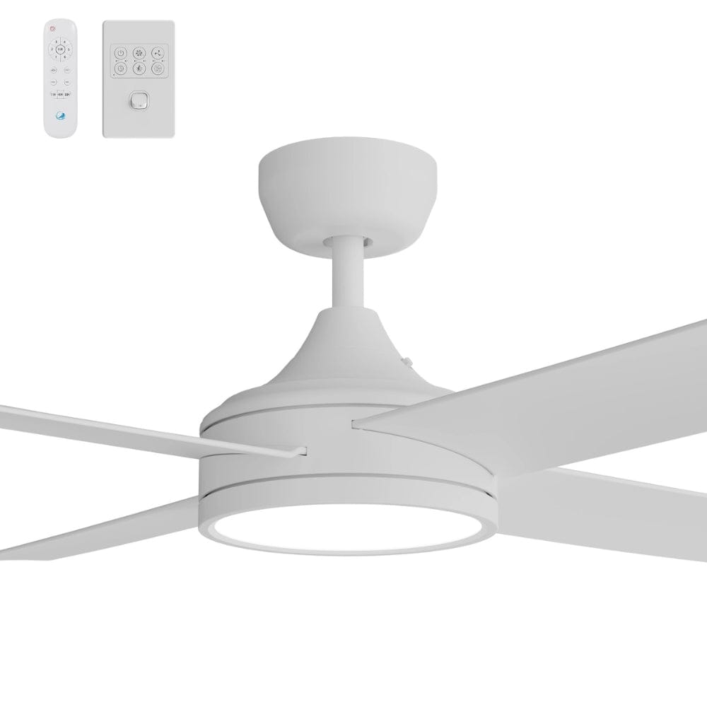With Light Breeze Silent Pro DC Ceiling Fan White with Light