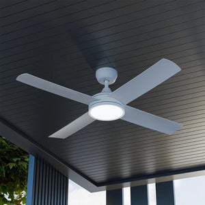 With Light Breeze Silent Pro DC Ceiling Fan White with Light