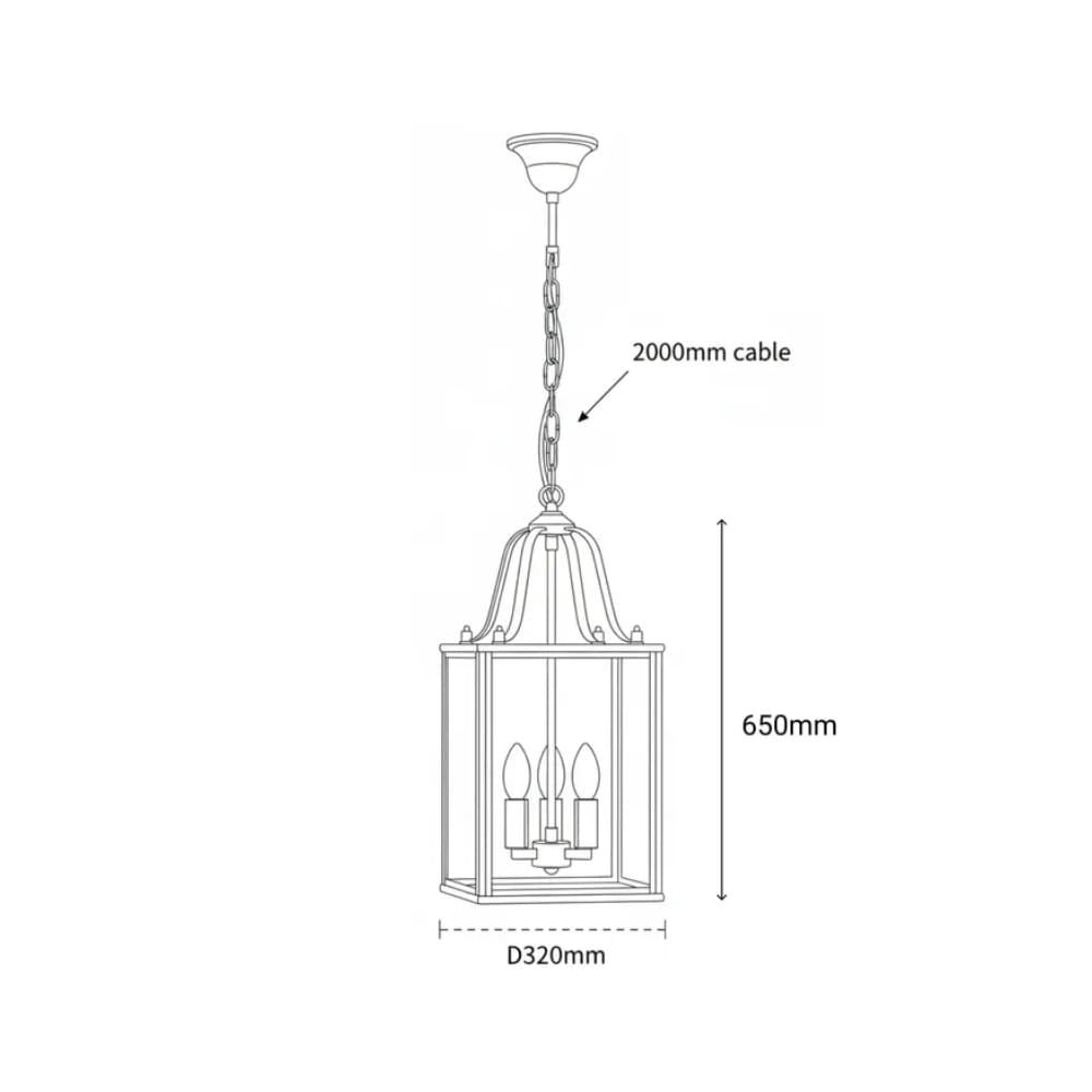 Interior Pendant Brentwood Medium Pendant