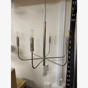 Interior Pendant Brianna 6-Light Chandelier - Polished Nickel - EX-DISPLAY