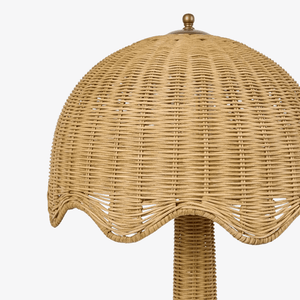 Table Lamps Brolley Rattan Table Lamp