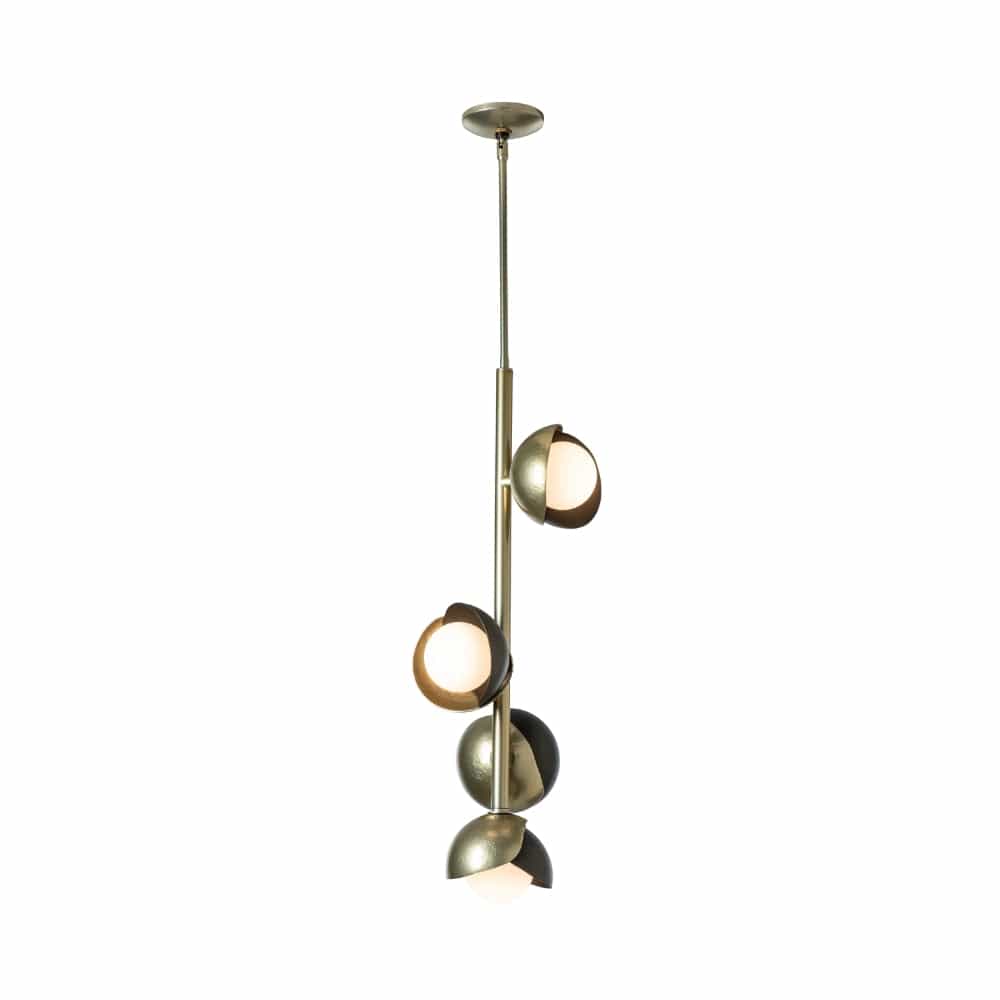 Interior Pendant Brooklyn 4 Light Double Shade Vertical Pendant