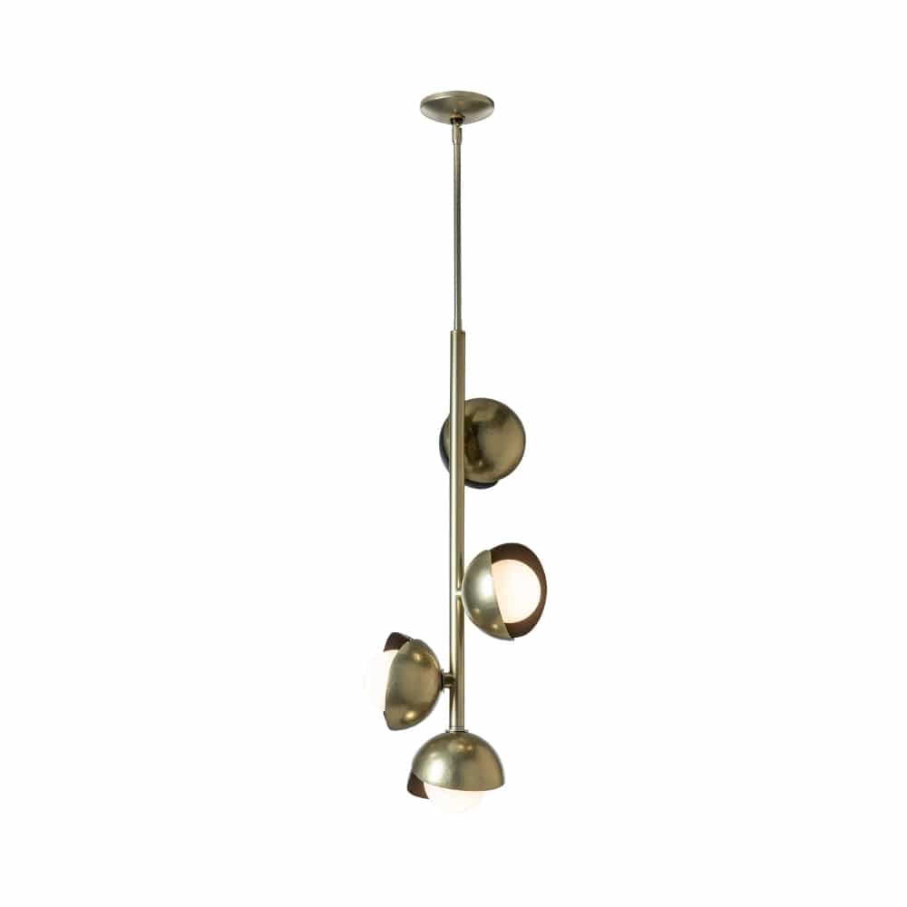 Interior Pendant Brooklyn 4 Light Double Shade Vertical Pendant
