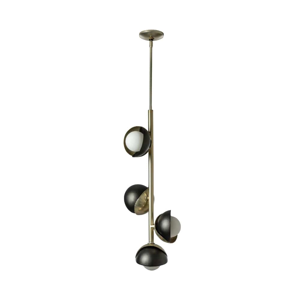 Interior Pendant Brooklyn 4 Light Double Shade Vertical Pendant