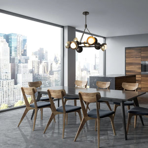 Interior Pendant Brooklyn 9 Light Double Shade Ring Pendant