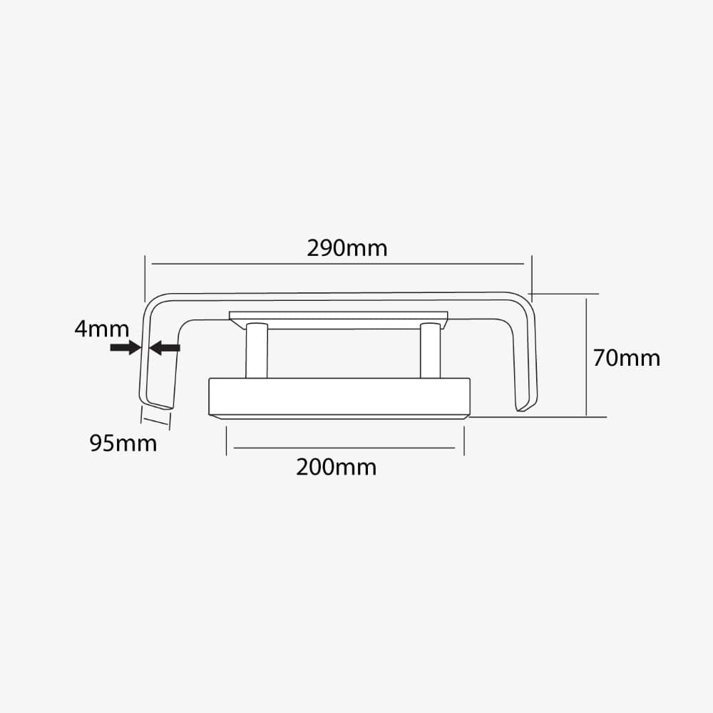 Interior Wall Light / Sconce Brooks Wall Light Black - CLEARANCE (EXCESS STOCK)
