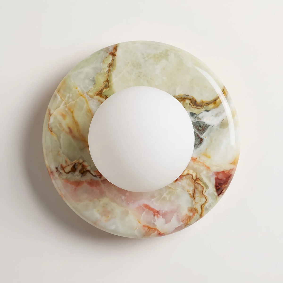 Interior Wall Light / Sconce Bruma Jade Onyx Stone Wall Sconce