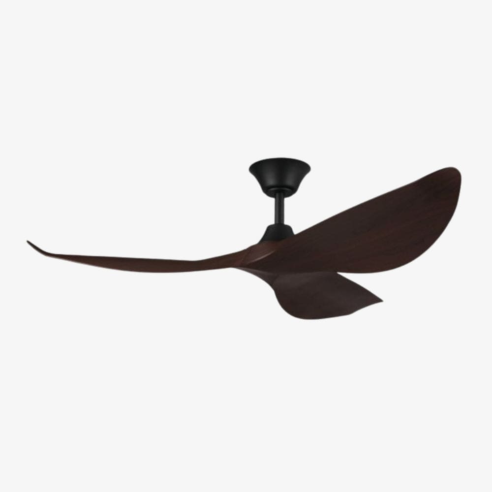 Without Light Cabarita Ceiling Fan Black with Koa Blades
