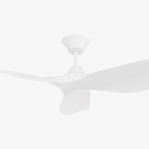 Without Light Cabarita Ceiling Fan Matte White