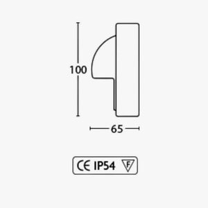 Exterior Wall Light Cabarita Surface Mounted Wall/Step Light